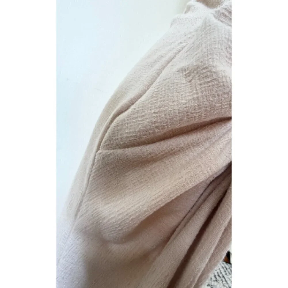 ASOS Cream Textured Twist Mdid Sarong Skirt Size 10